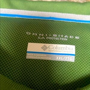 Columbia Green Omni-Shade XXL Shirt